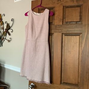 Loft size 4 print dress sleeveless